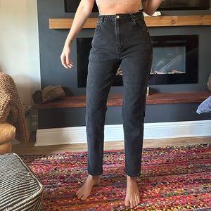 Rolla’s black super high rise jeans